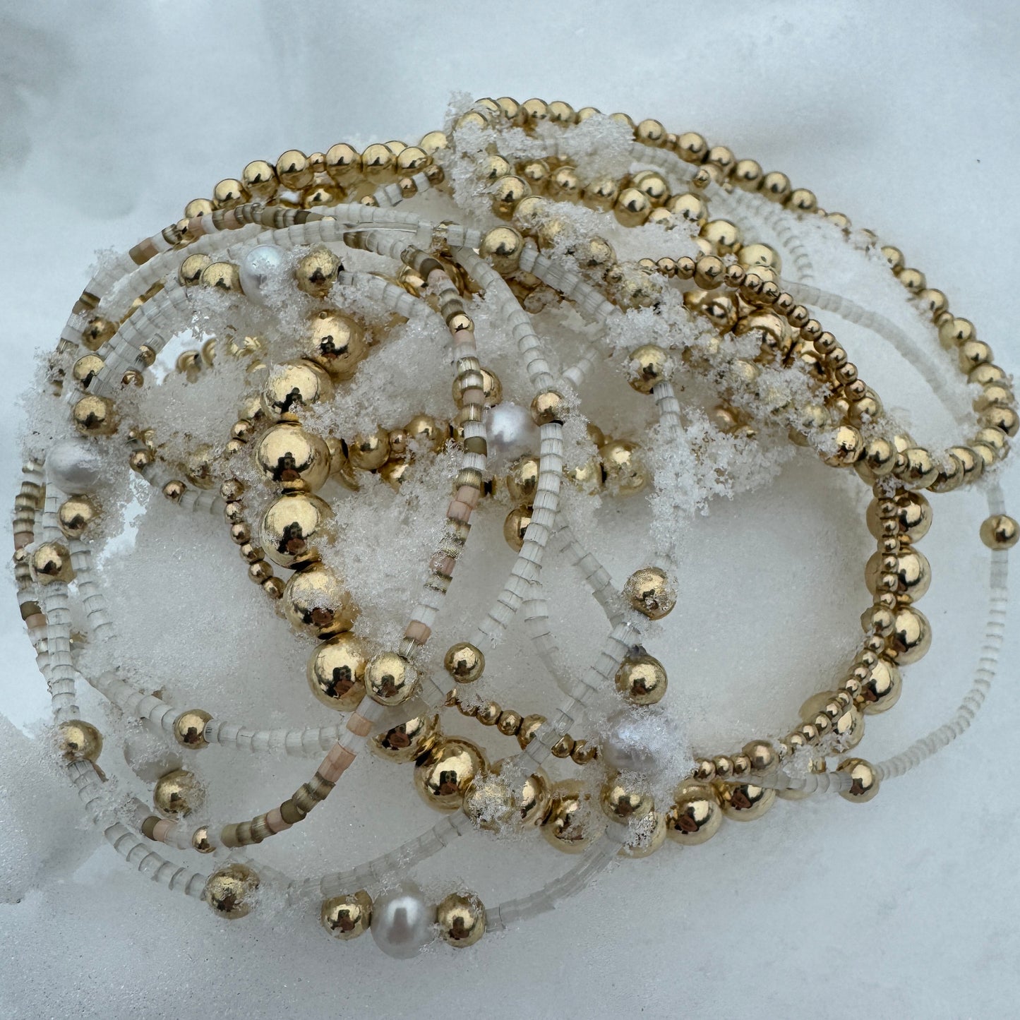 14 Kt Gold-filled bracelets.