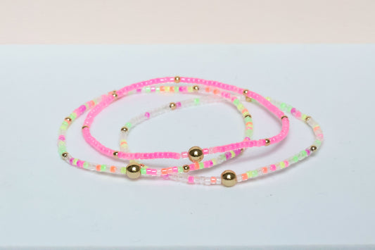 Neon 3-bracelet Stack